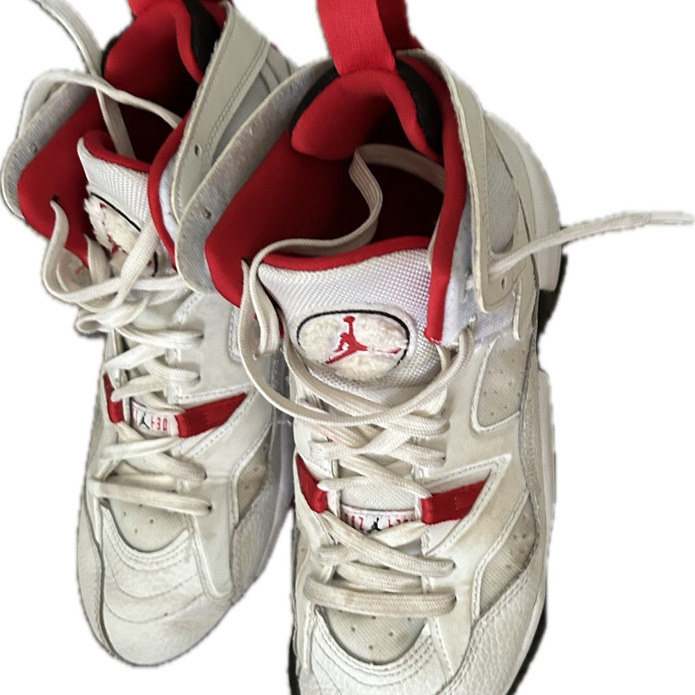 Jordan Jumpman White and Red Sneakers Classic Design